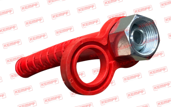 Preview: 71055 Kempf Wendelflex M18x1,5 rot, l= 4.000 mm